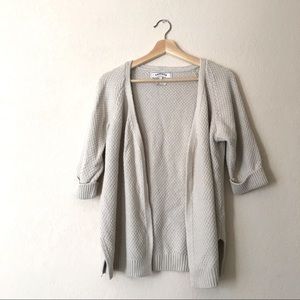 Beige Cardigan Sweater